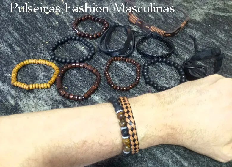 Pulseiras Fashion Masculinas 