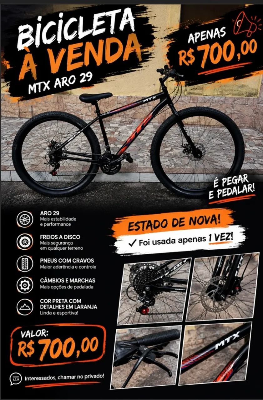 Bicicleta MTX aro 29 