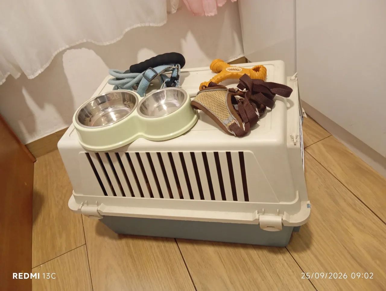 Caixa de transporte para cachorro - kit completo  - Foto 4