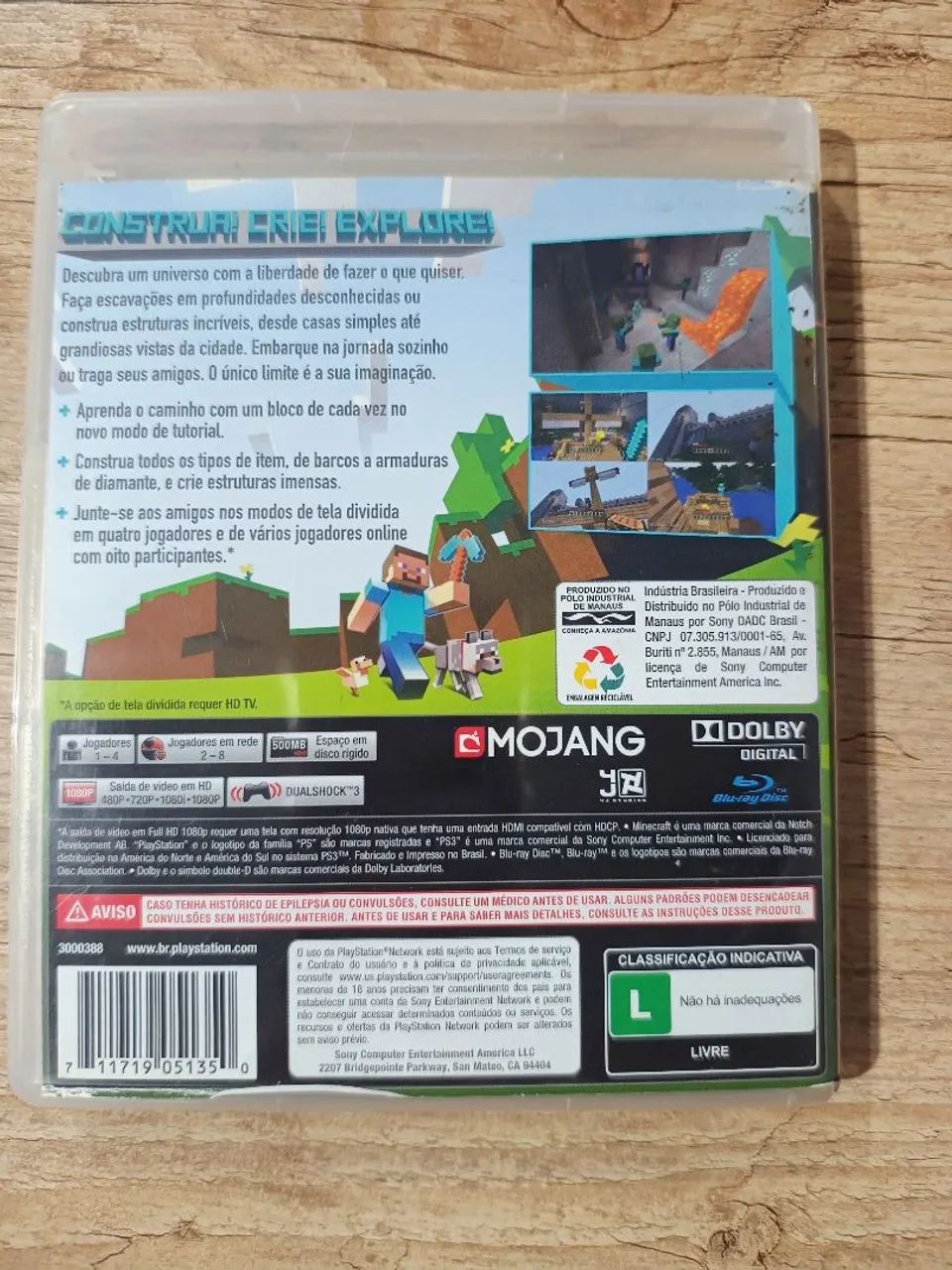 Jogo Minecraft ps3 original  - Foto 2