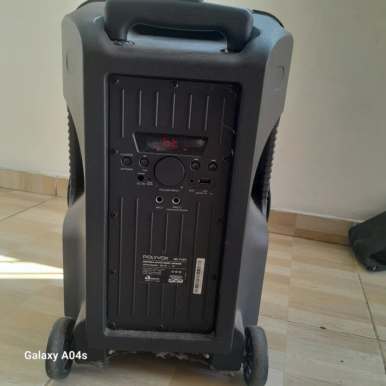 Caixa De Som Polivox + 2 microfones sem fio - Foto 2