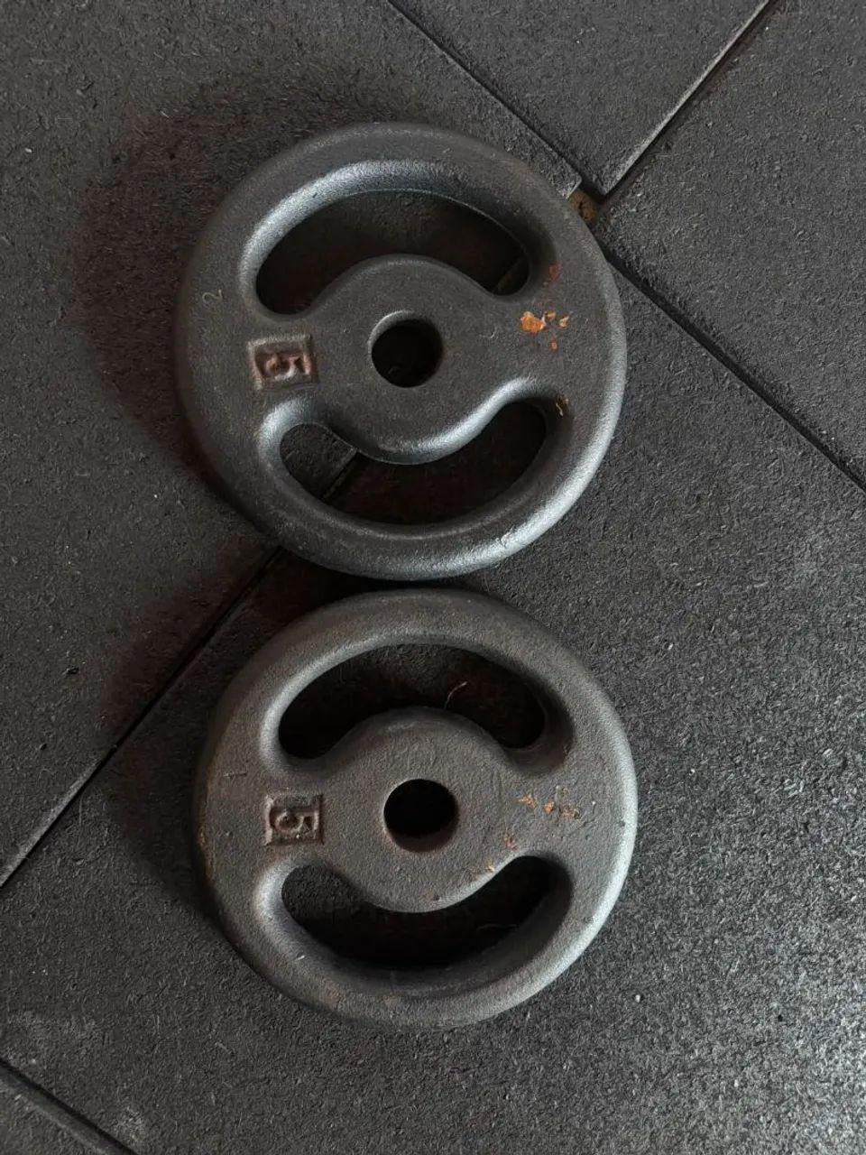 Anilhas de ferro 04kg e 05kg - Foto 2