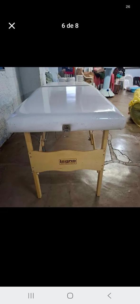 Maca de Massagem Portátil Dobrável - com apoio de cabeça - Foto 4