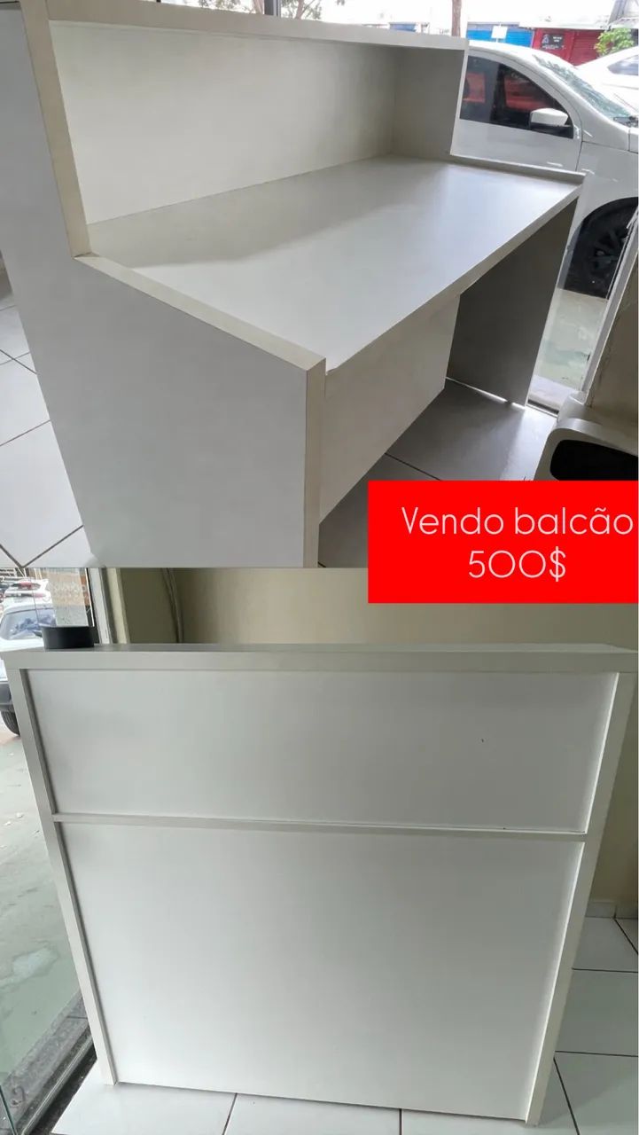 Balcão de recepção 
