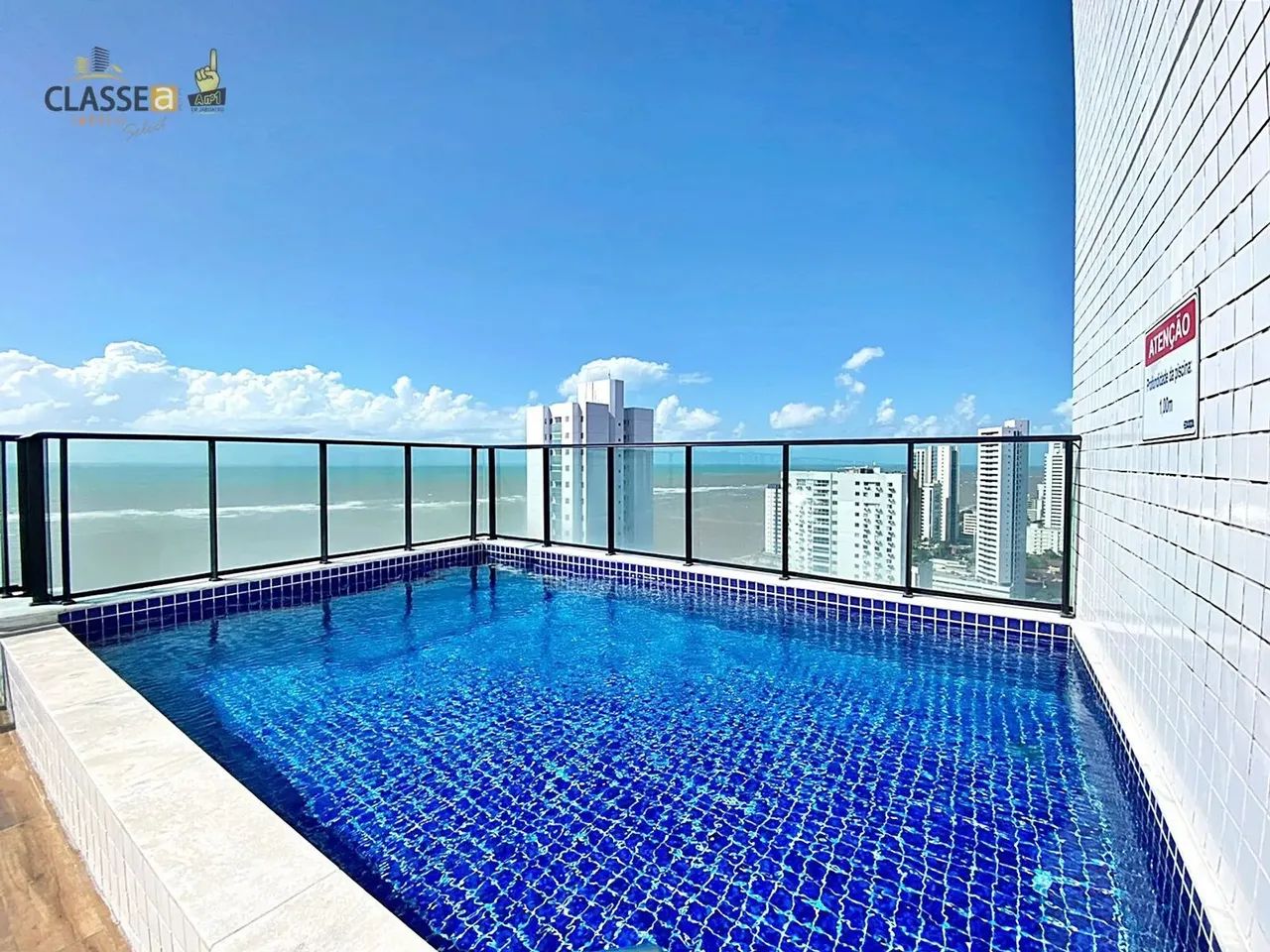 Apartamento Vista Mar e Mobiliado 1 Quarto em Candeias
