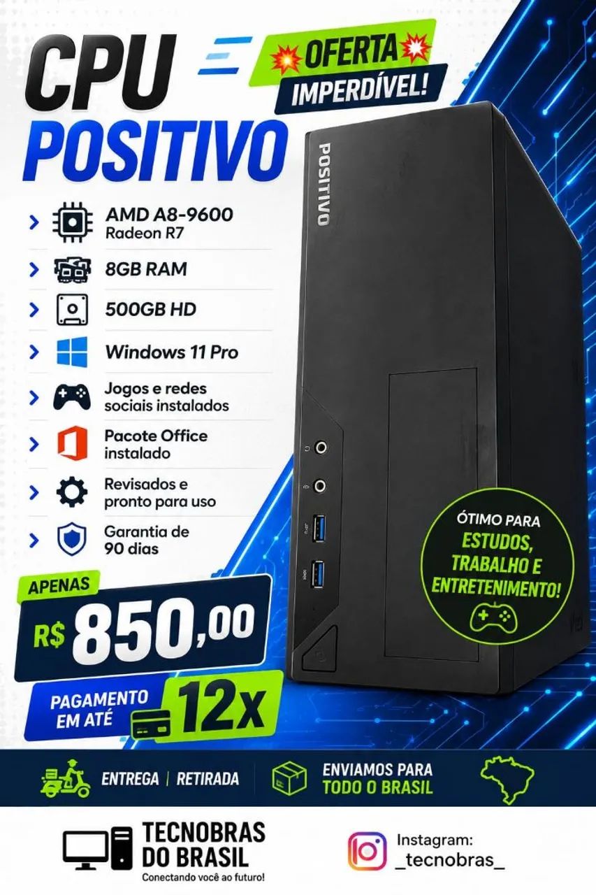 CPU Positivo AMD