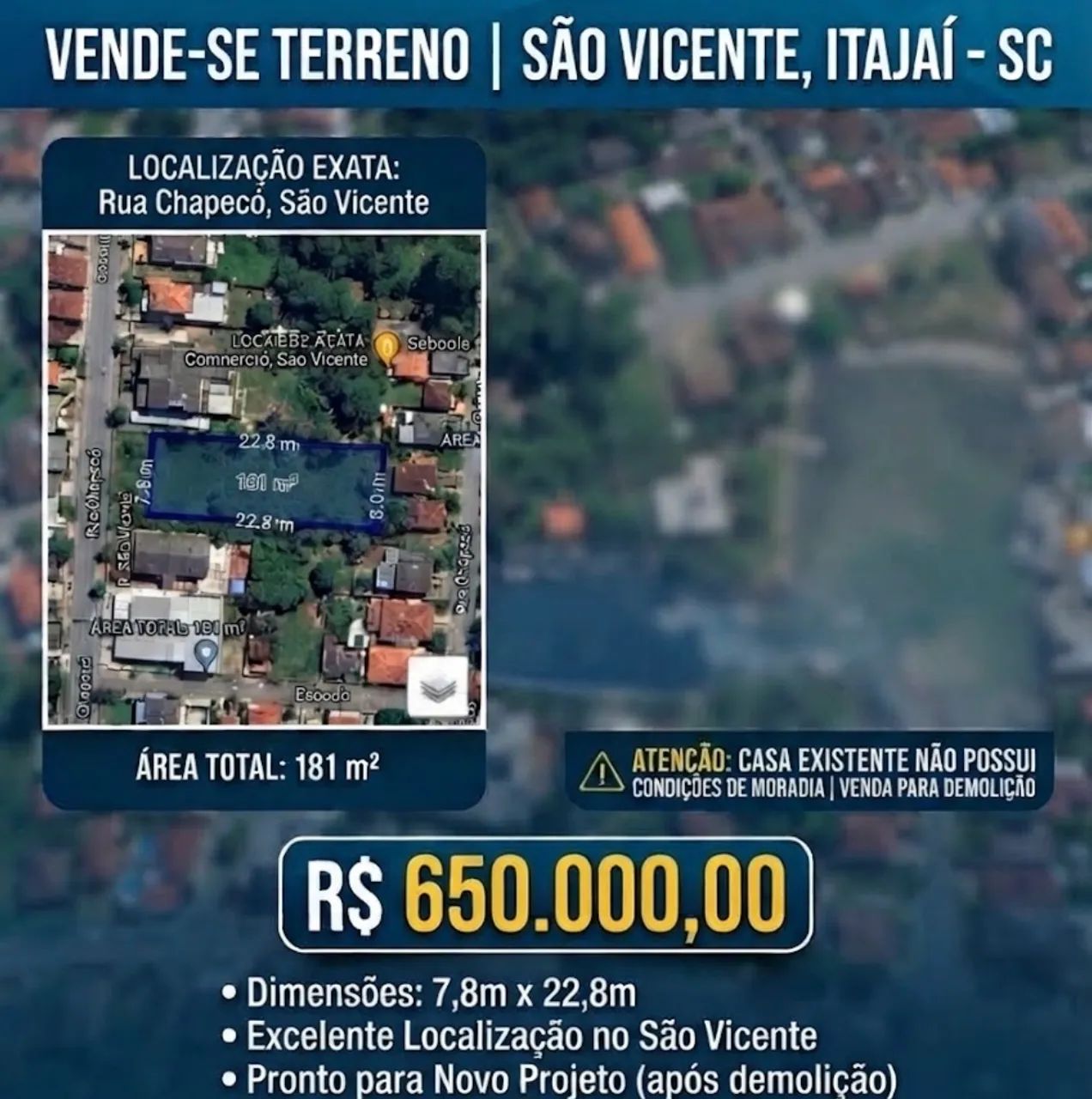 Terreno a Venda 