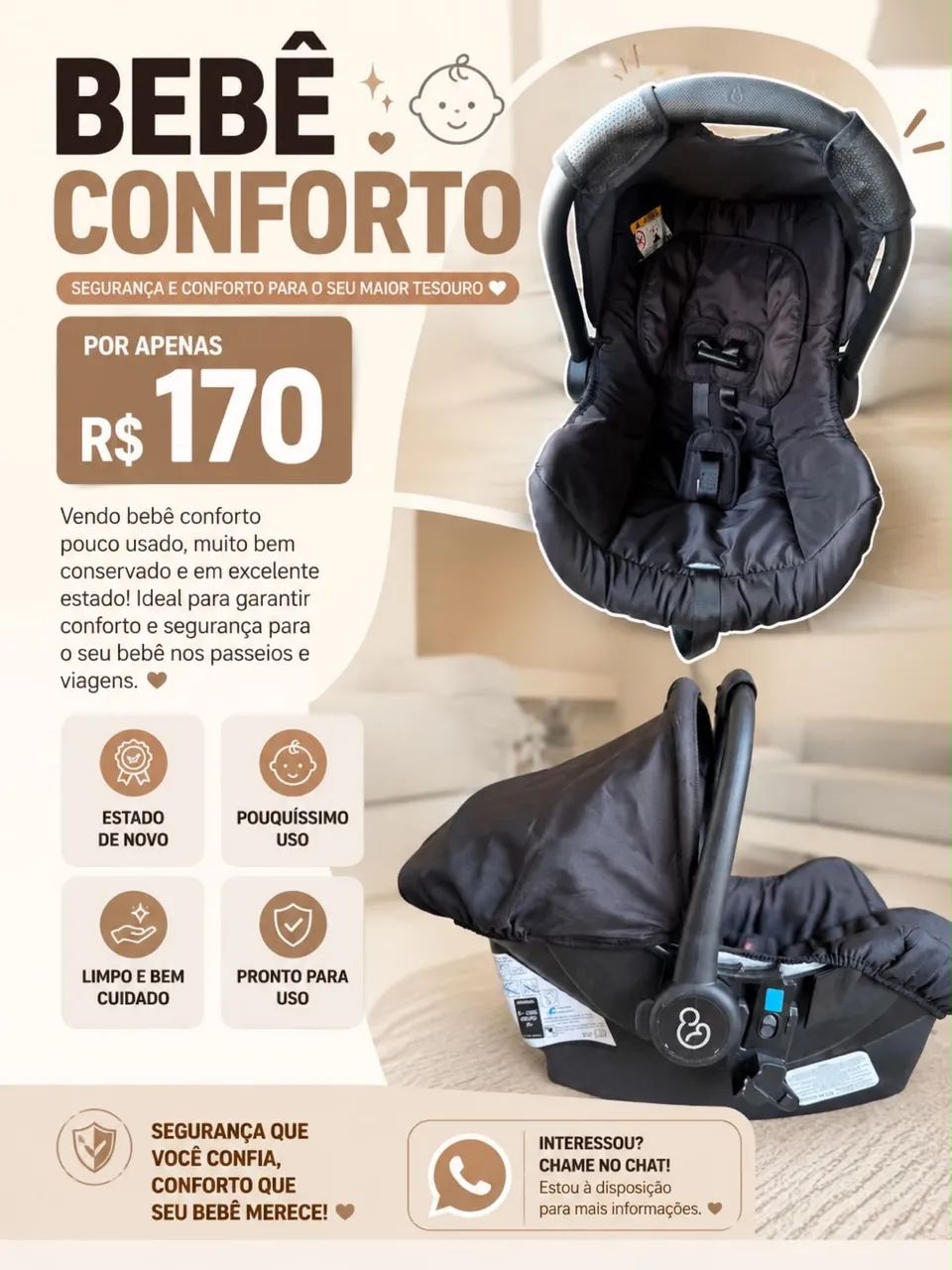 Bebê conforto galzerano