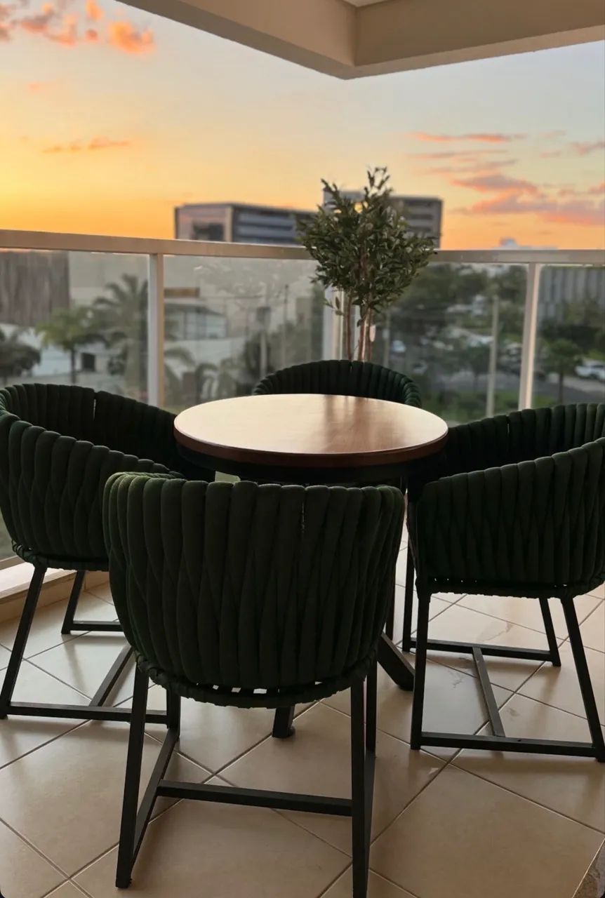Mesa com poltronas naval 