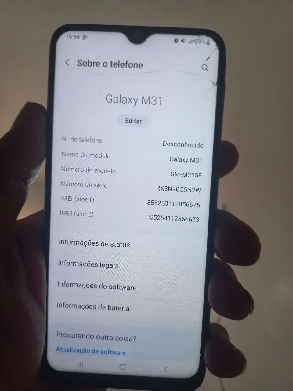 Samsung m31 128 gb