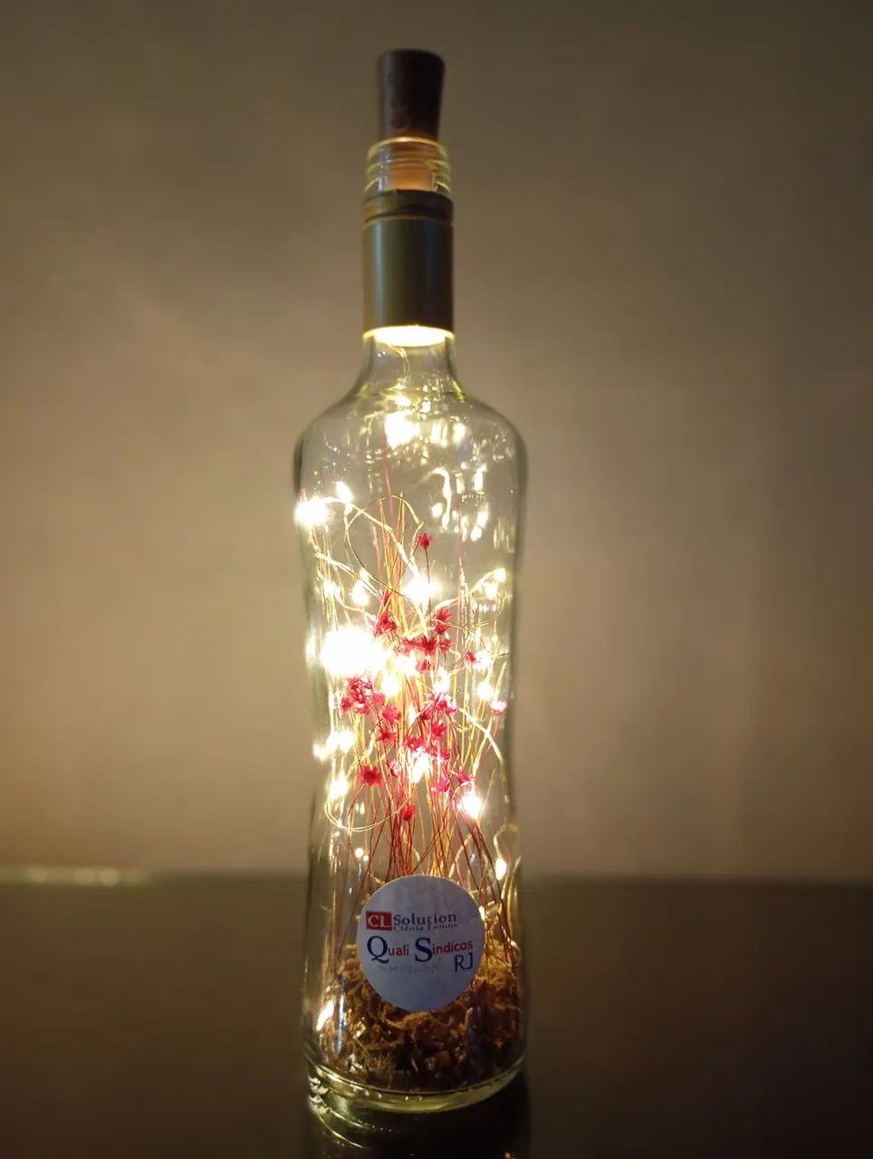 Luminária com luz de led decorada  - Foto 2