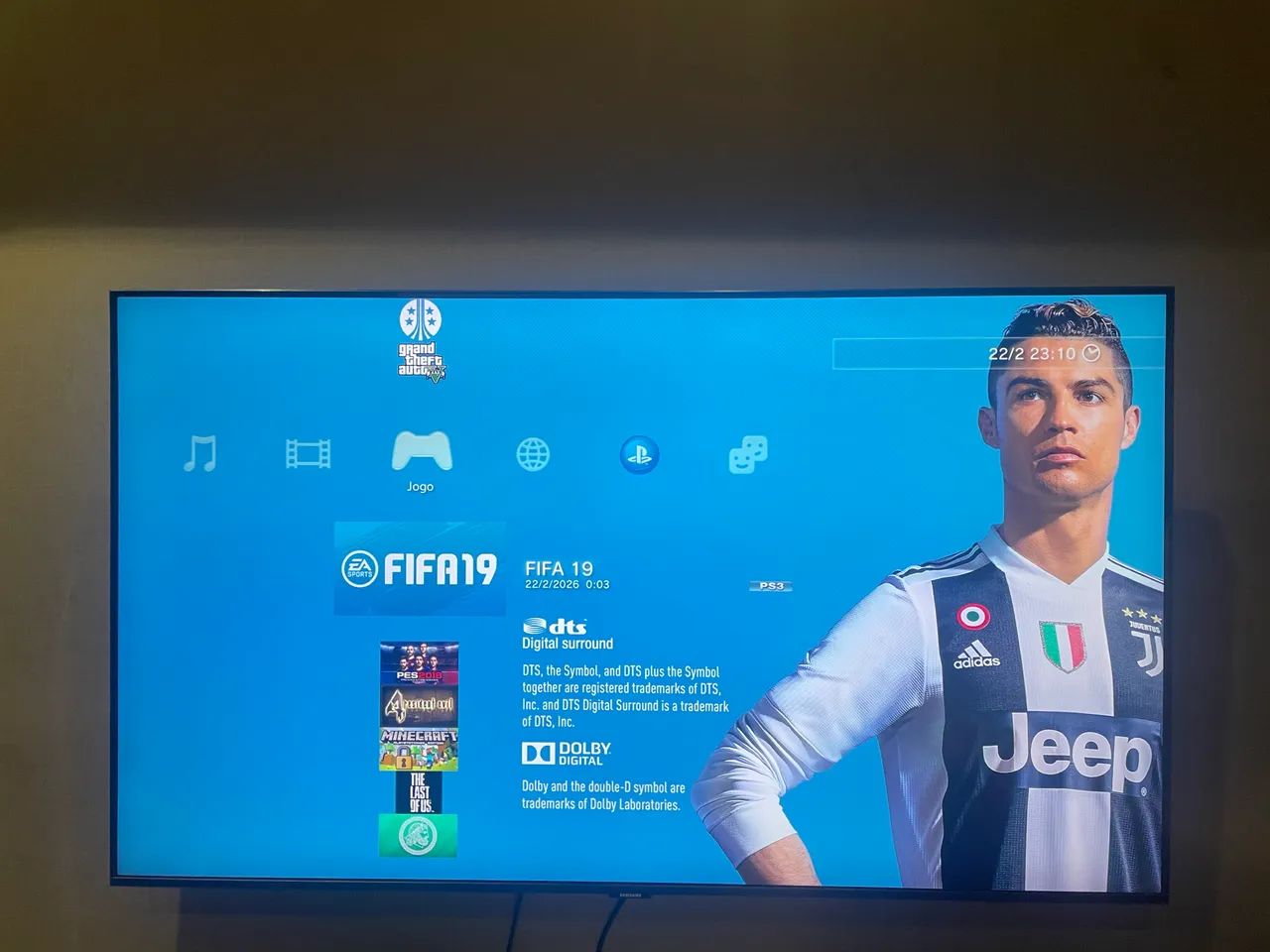 PS3 Slim 120gb com vários jogos - Foto 4