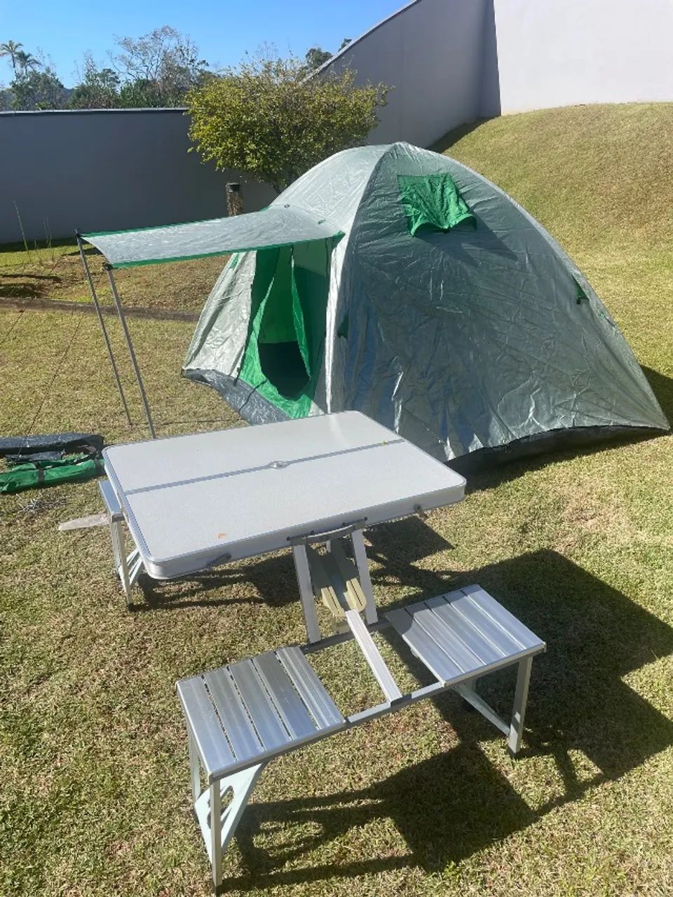 Barraca e mesa de camping/ 3 pessoas  - Foto 3