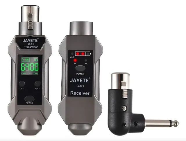 Transmissor sem fio Jayete C-01 para instrumentos e microfone