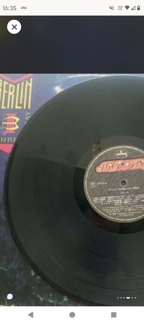DISCO DE VINIL BERLIN" COUNT TREE AND PRAY  1986" - Foto 2