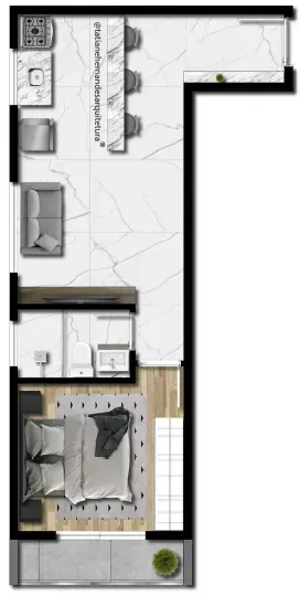 PLANTA 25m²