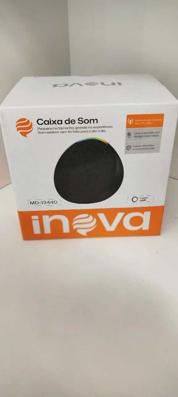 ? Caixa de Som Bluetooth Inova MD-13440 ? Som e Luz em Harmonia - Foto 2
