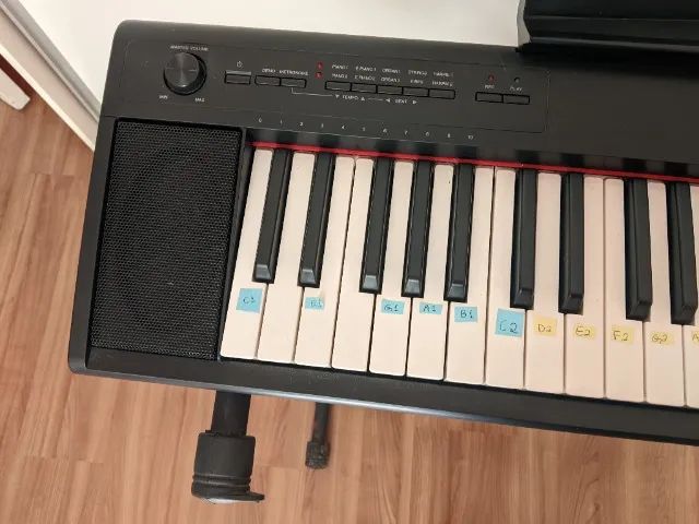 Piano Piaggero NP 12 Yamaha - Instrumentos musicais - Campo Grande