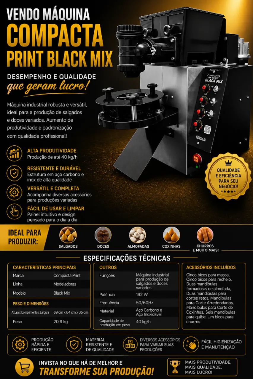 Máquina de salgados  - Foto 2