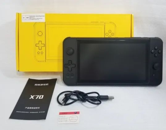 Vídeo Game Portátil Powkiddy X70 (completo) Tela de 7 polegadas com 32gb + de 3500 Jogos - Foto 3