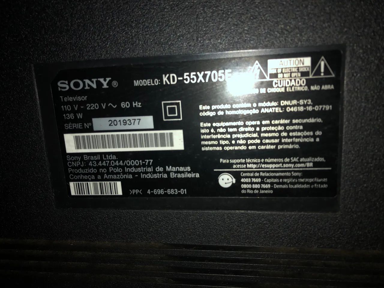 Smart Tv Sony 55 led 