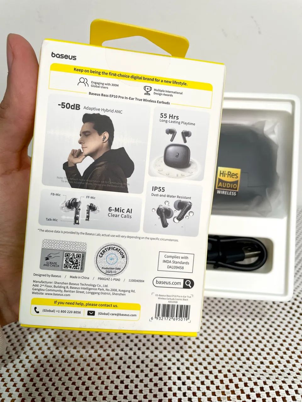 Fone Baseus EP10 Pro LACRADO - Foto 4