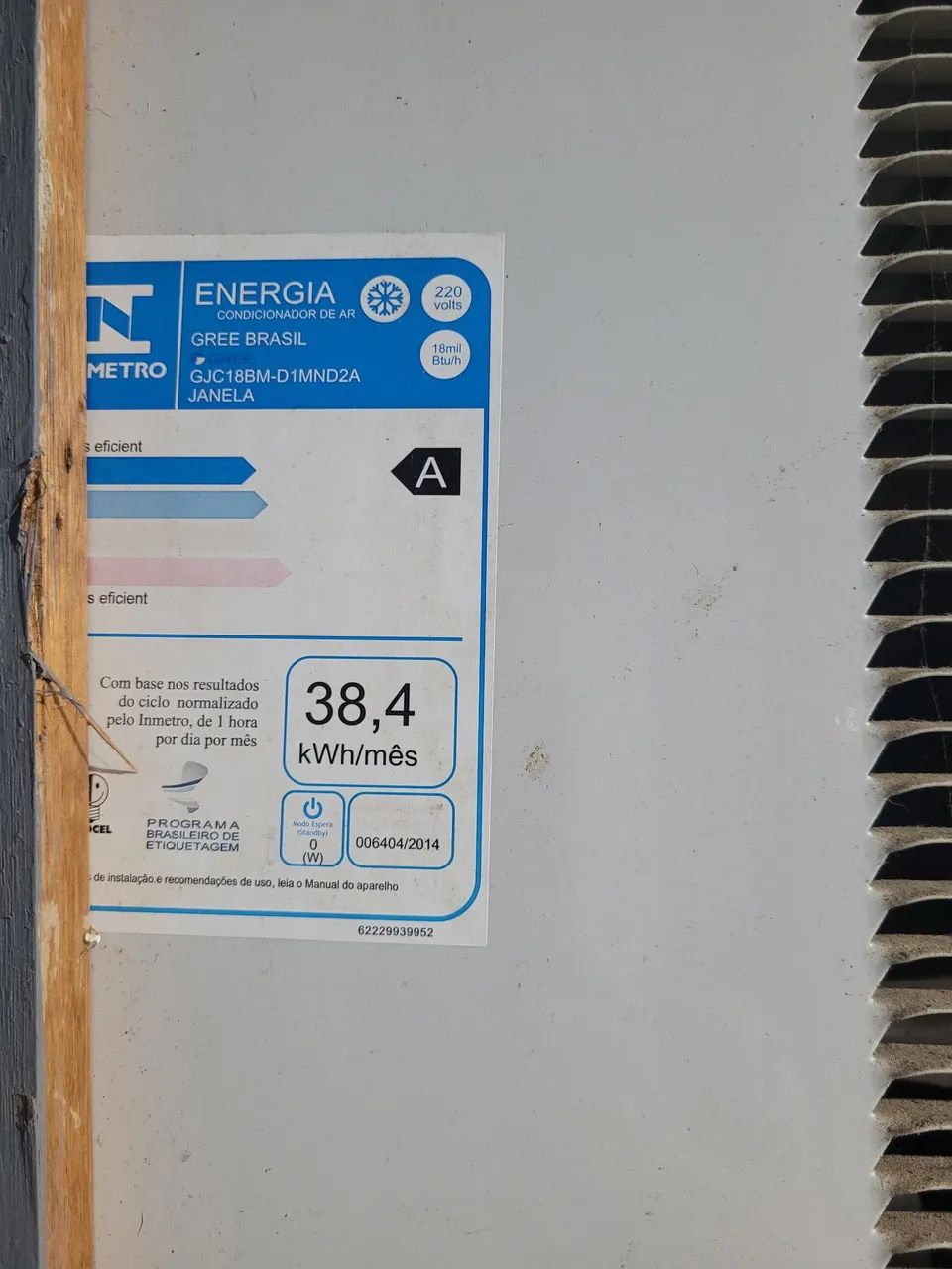 Ar condicionado 18 mil BTUs ( frio) - Foto 4