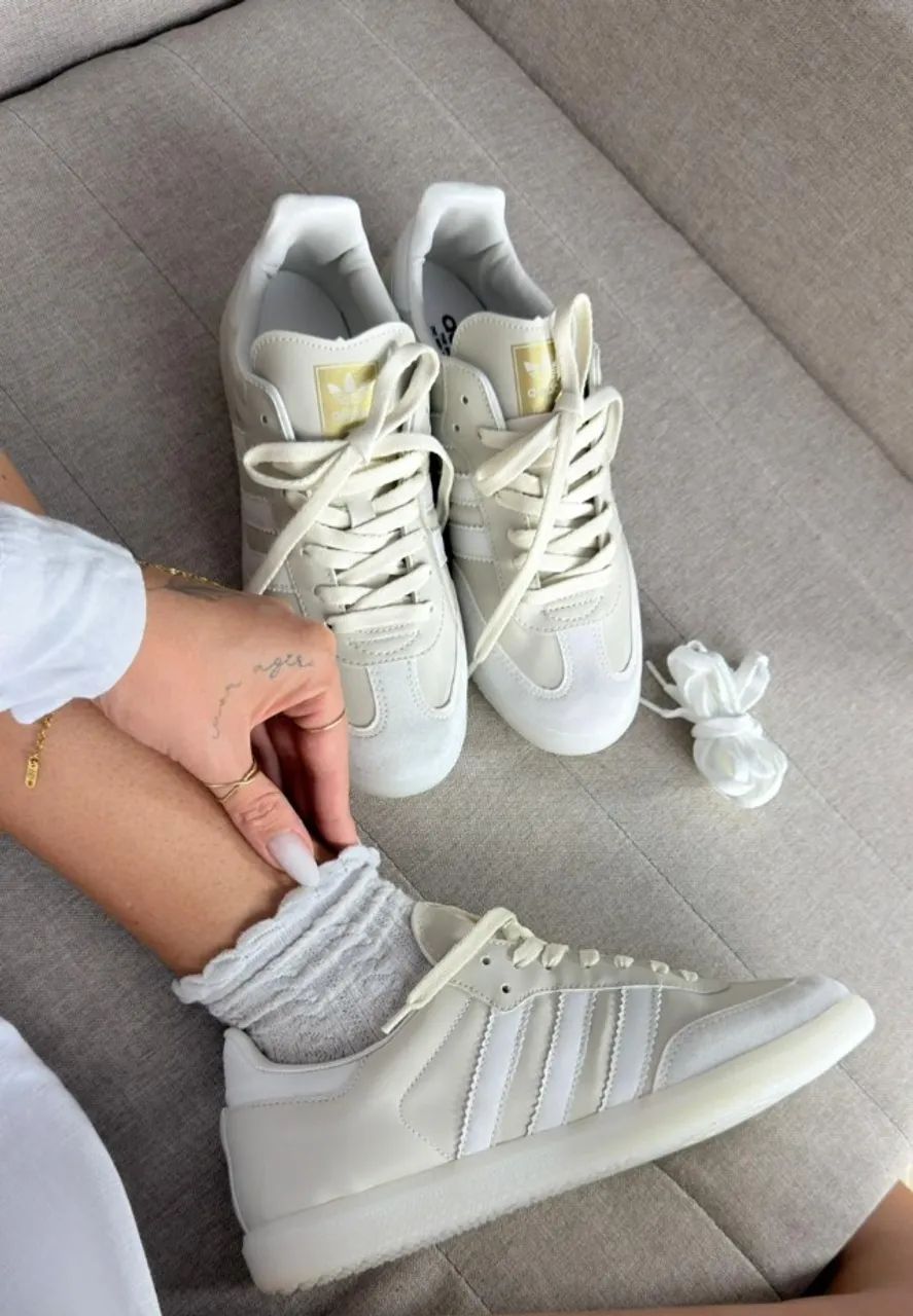 Adidas Samba Prime Off White Feminino Premium - Disponível 34 ao 39 (Foto Real) - Foto 2