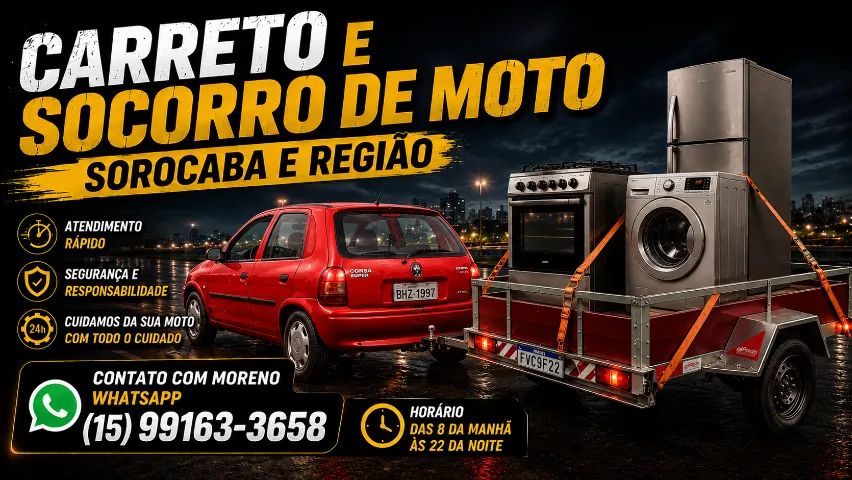 fretes , carretos e socorro de moto