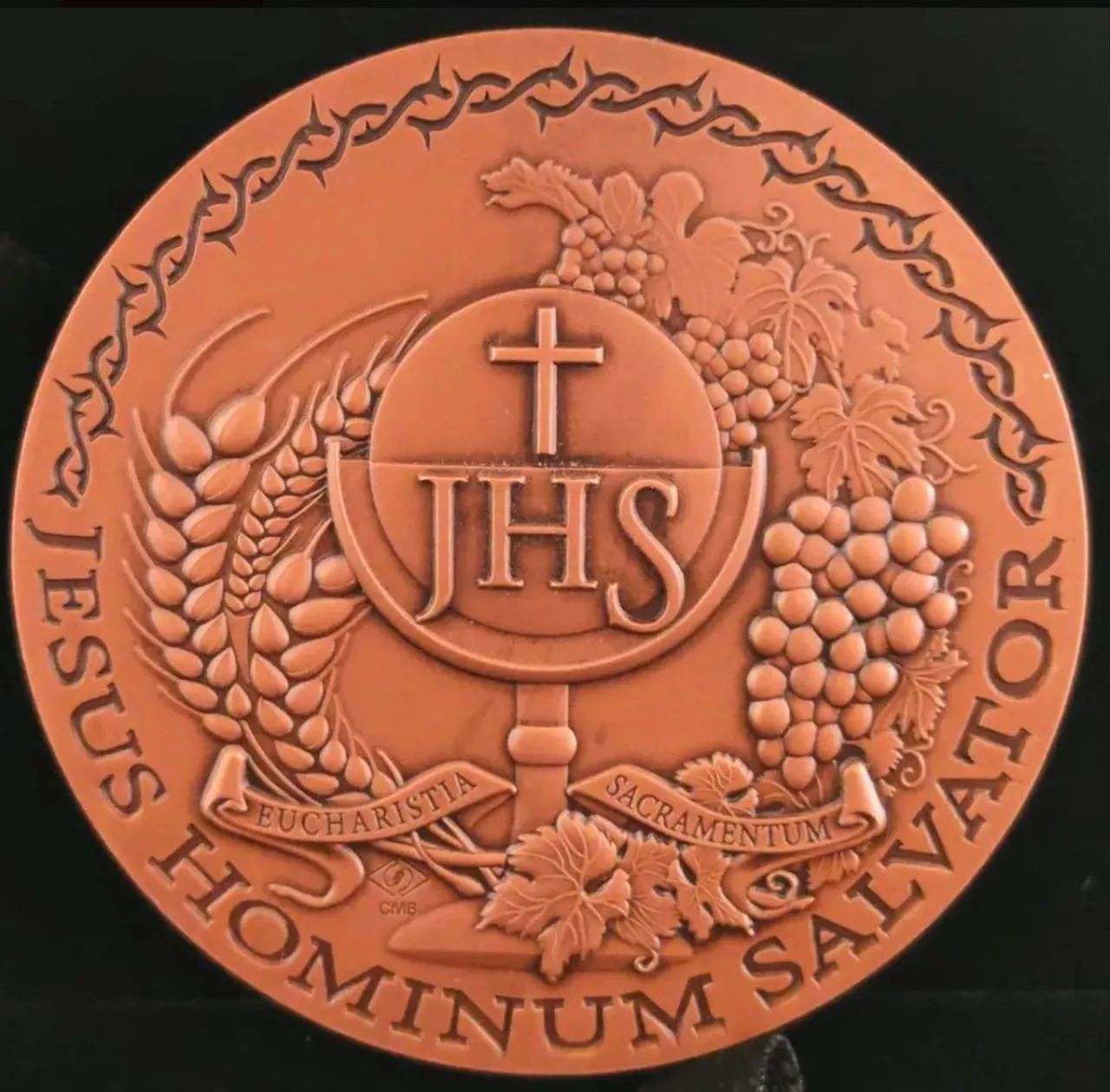 Medalha da santa ceia da eucaristia  - Foto 3