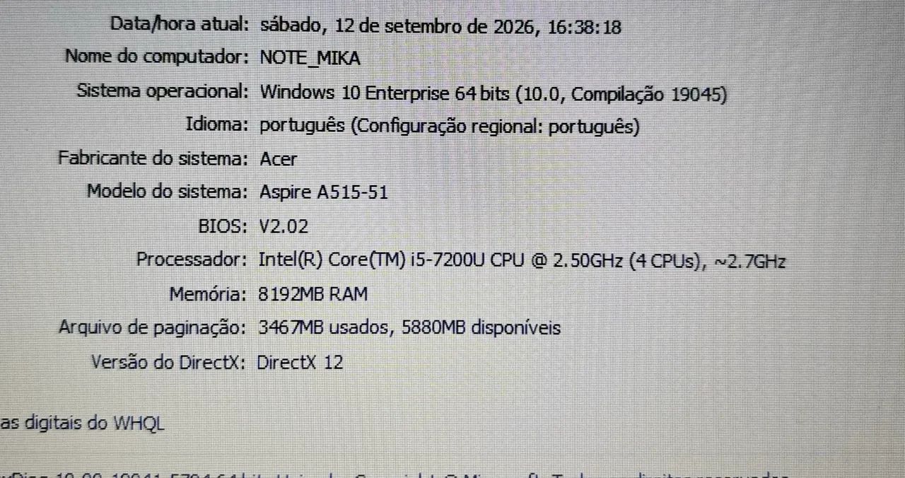 Notebook Acer A515-51.  - Foto 3