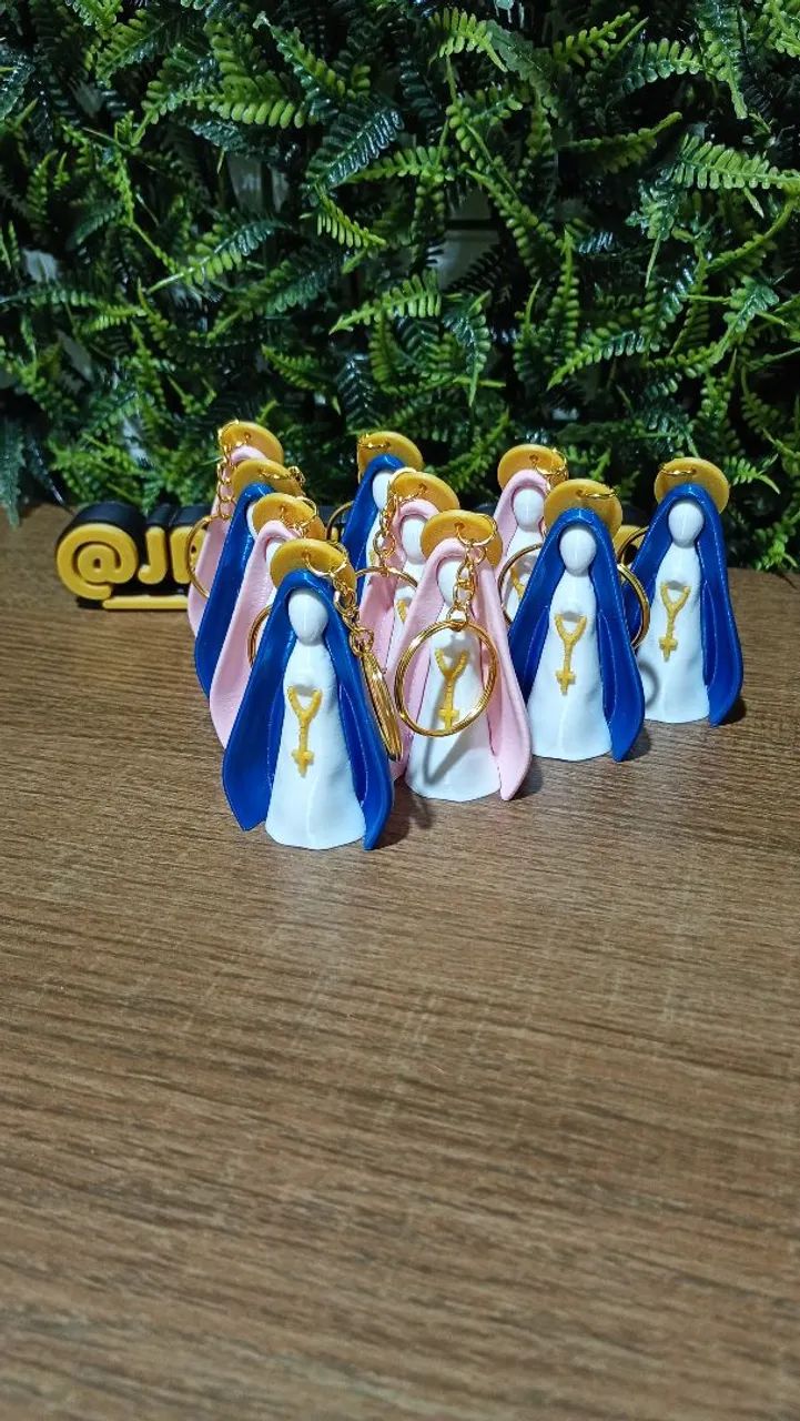 Kit com 10 chaveiros de Nossa Senhora Aparecida - Foto 4