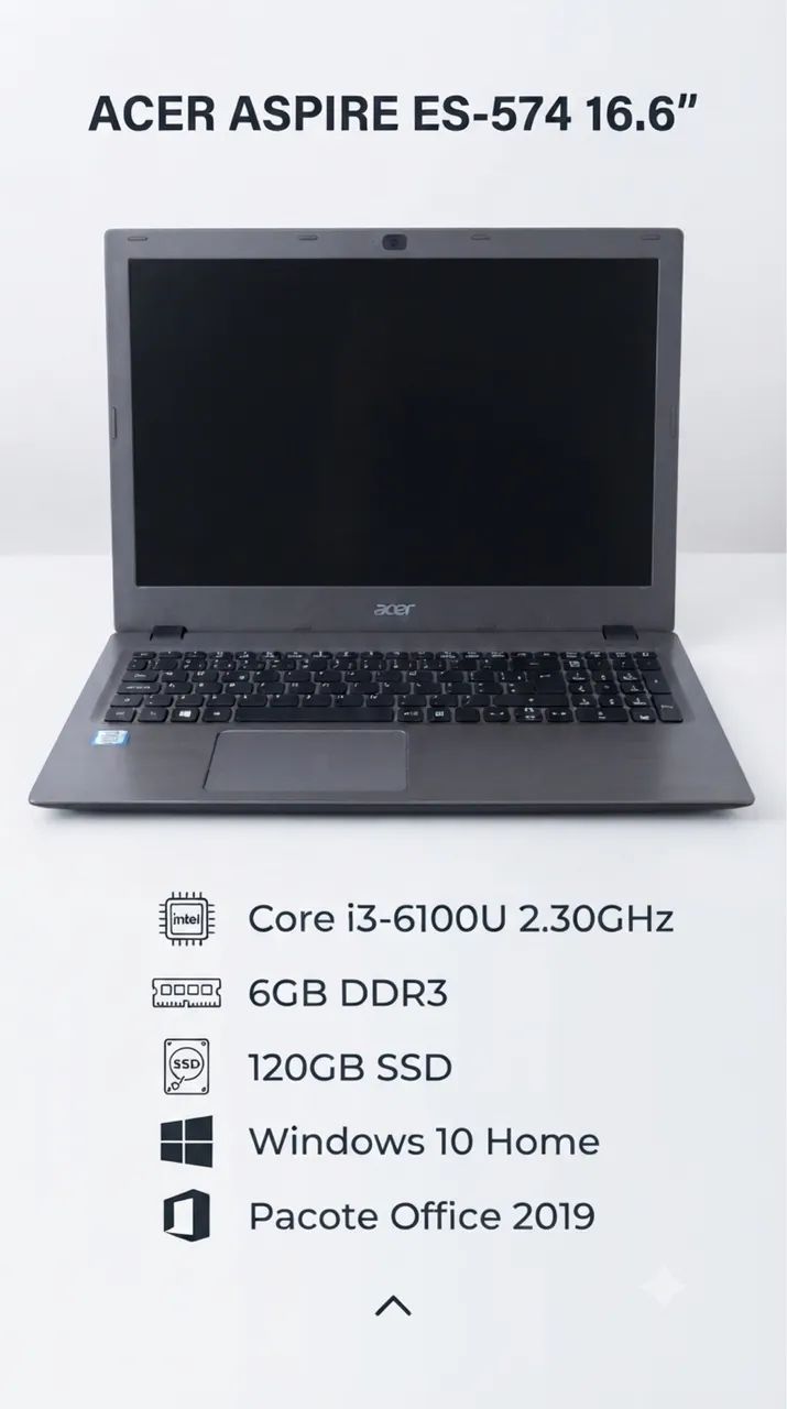 Notebook Acer Aspire ES-574