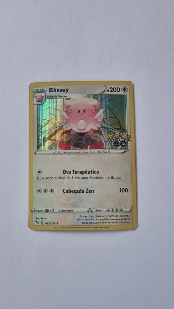 Carta Pokémon BLISSEY - ORIGINAL  - Foto 2