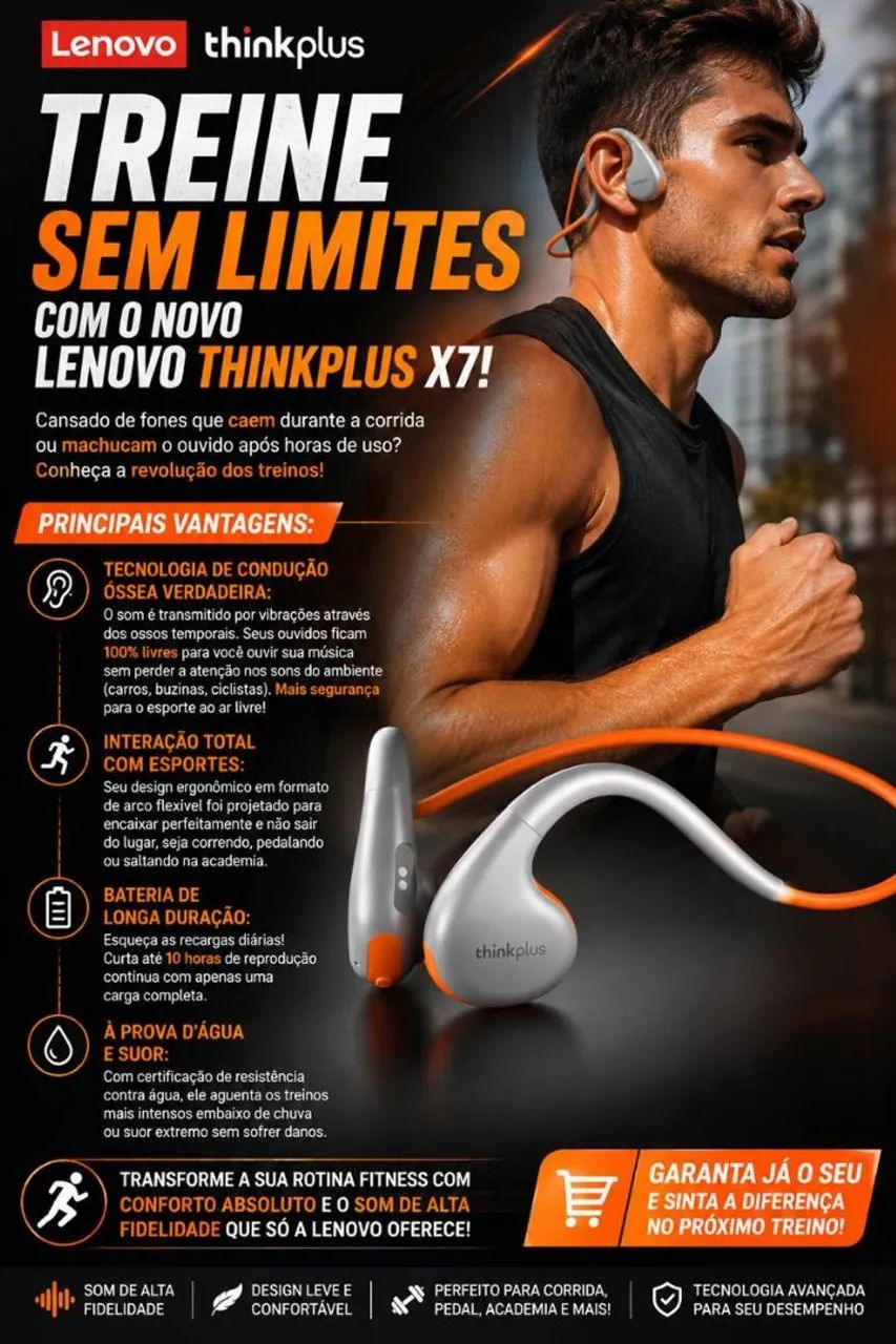 Treine seus limites com o Lenovo x7