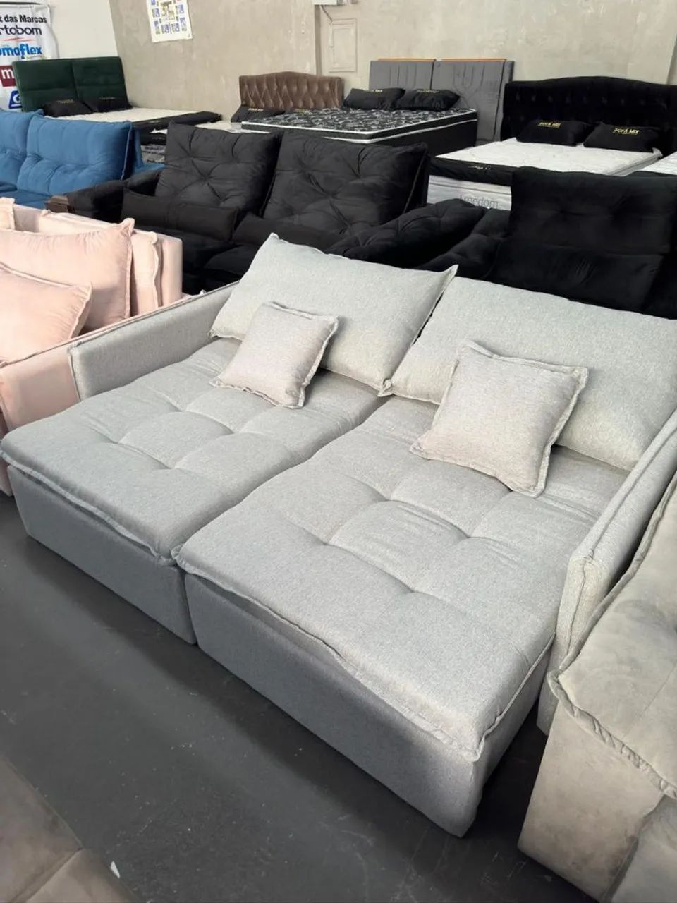 SOFA 2.20 SLIM MODERNO CAIXA ZERO  - Foto 4