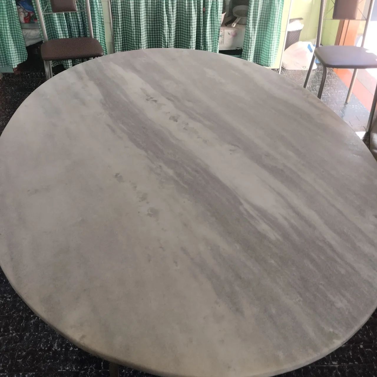 Mesa Oval de Pedra  - Foto 4