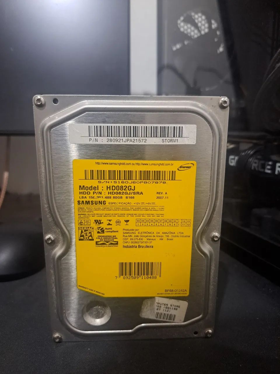 HD DE 80GB SAMSUNG 