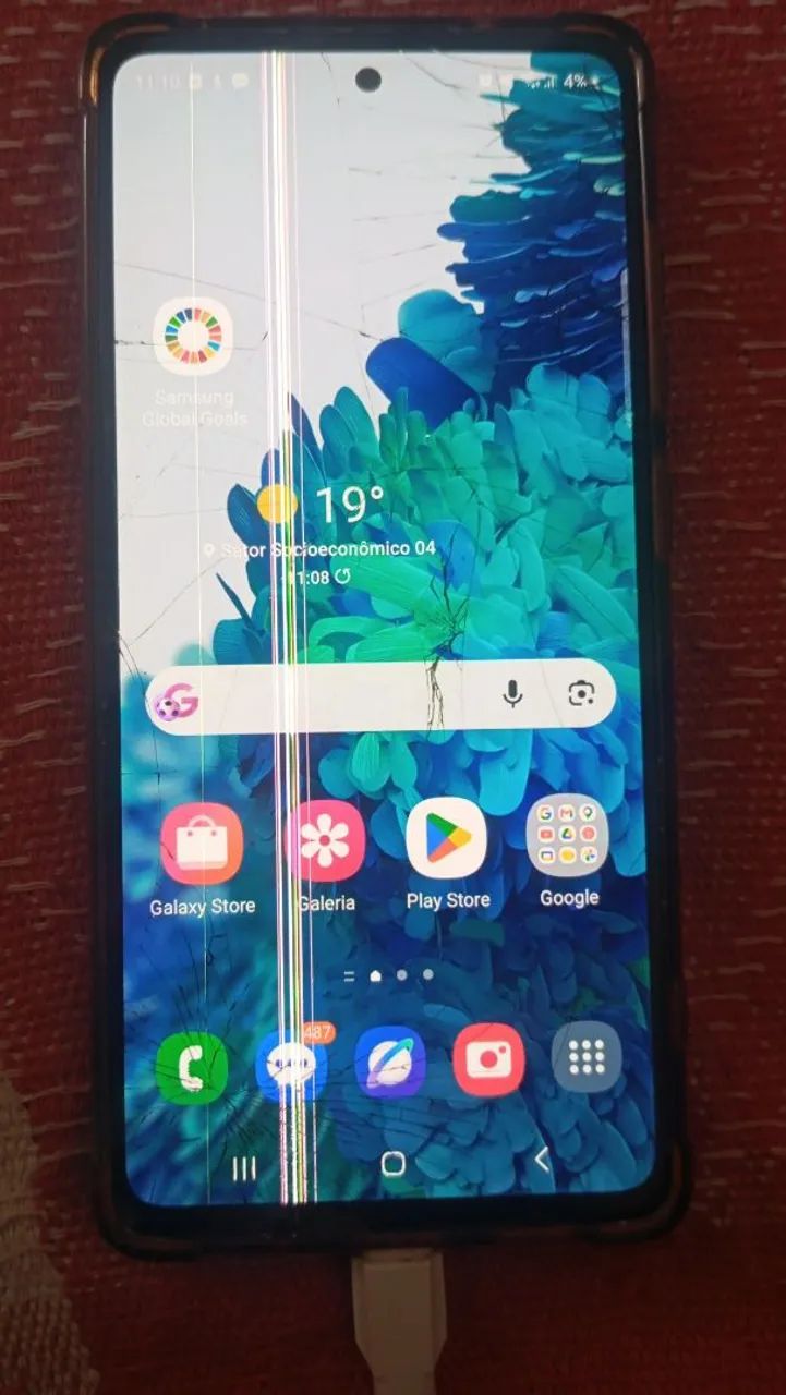 Samsung S20 Tela quebrafa