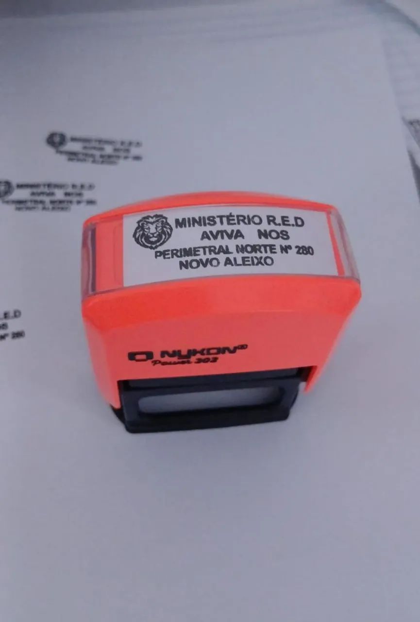 Carimbos personalizados 