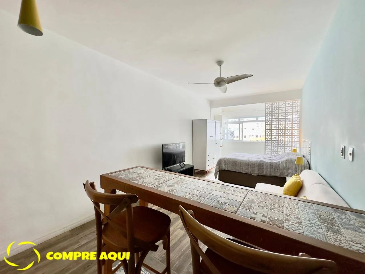 Consolação | Studio | mobiliado | Varanda | 35 m² | Fundos. - Foto 5
