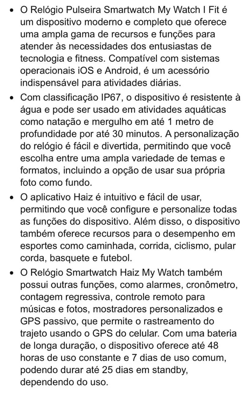 Relógio inteligente  - Foto 5