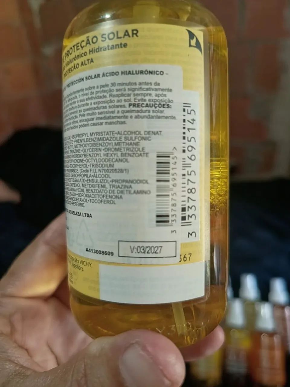 Água de proteção solar - Foto 2
