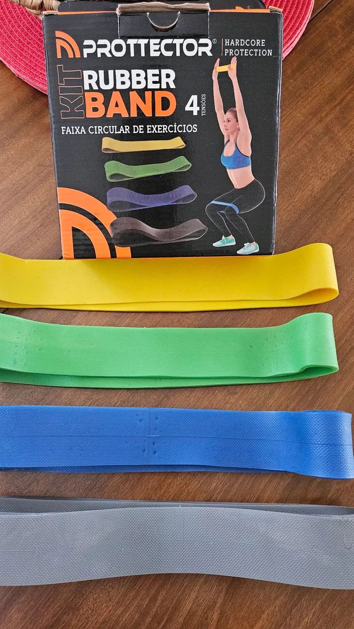 Kit Rubber Band com 4 tensões