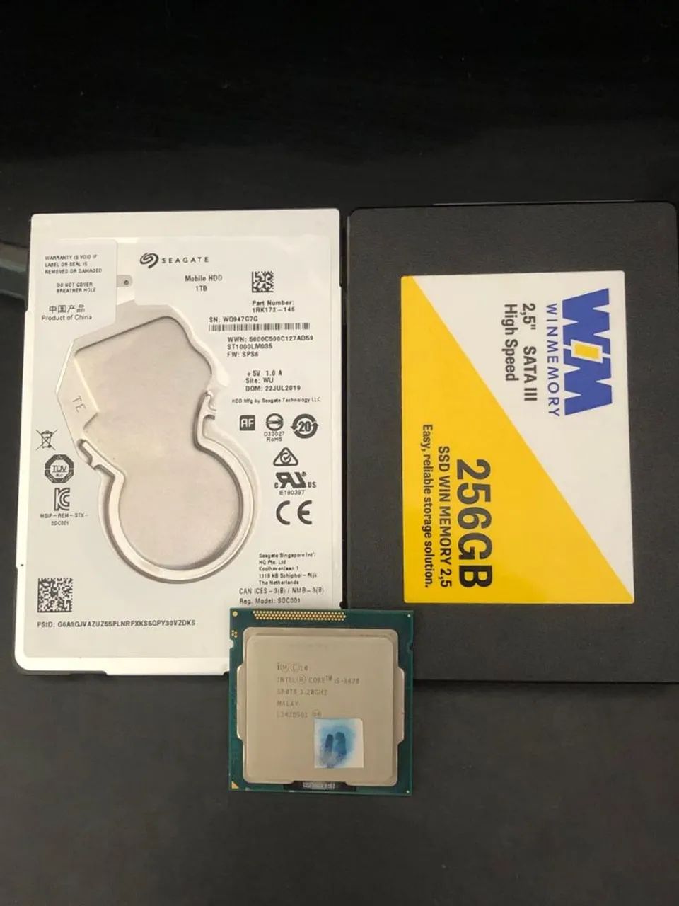 Kit HD+SSD+PROCESSADOR 