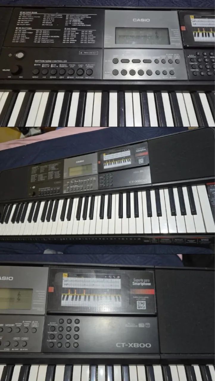 Teclado Casio CT-X800 61 Teclas - Funcionando Perfeitamente - Foto 2