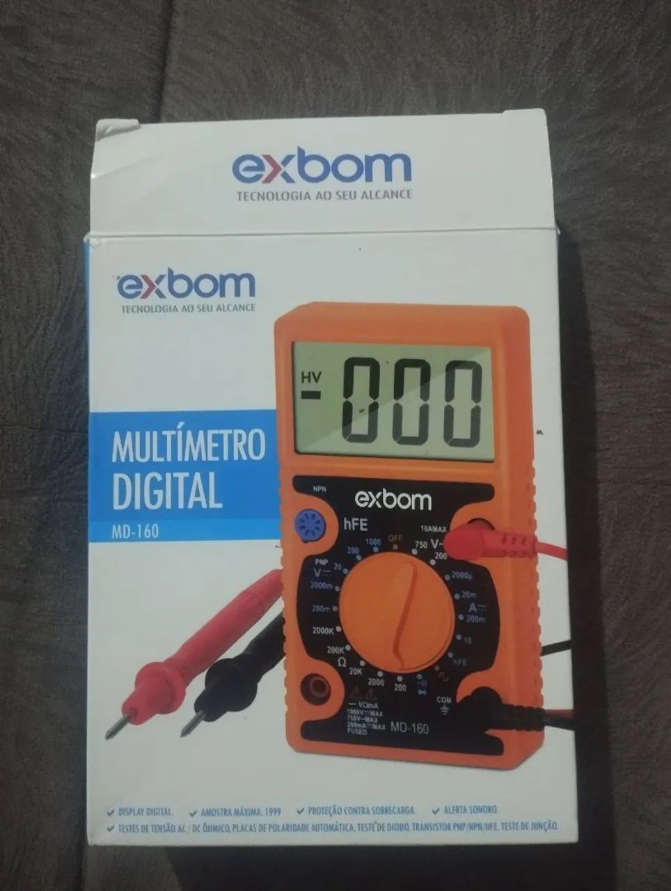 Kit multímetro e ferro de solda com regulador de temperatura  - Foto 2