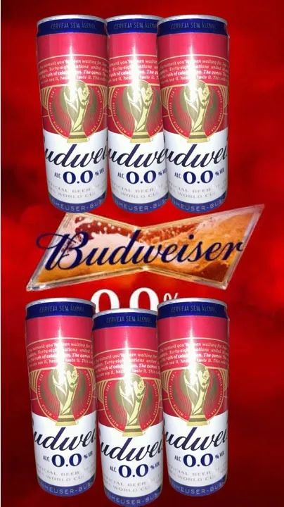 Lata colecionável Budweiser zero da copa 2026 350ml - Foto 3
