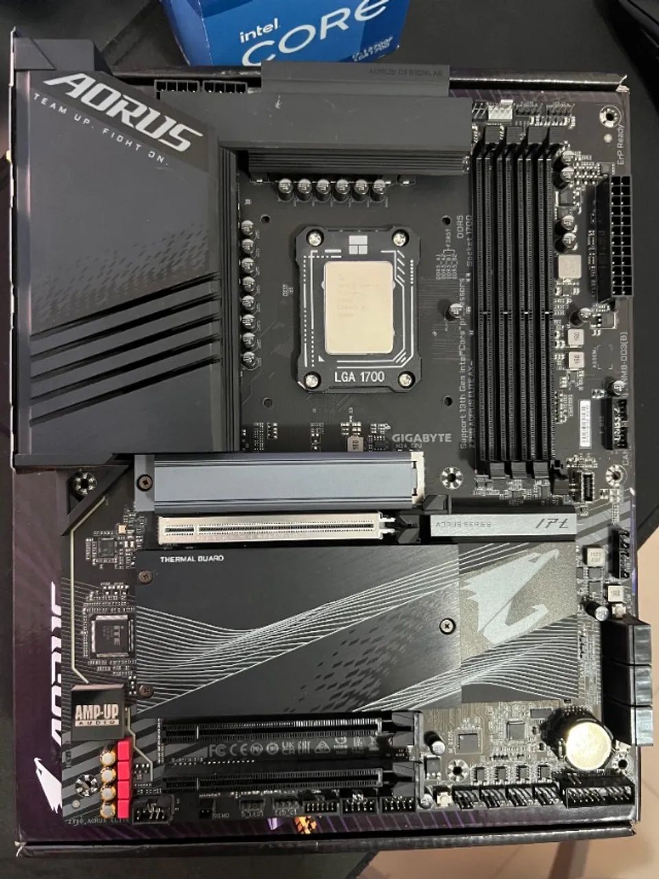 Placa Mãe Z790 Aorus Elite AX DDR5 - Impecável - Foto 4