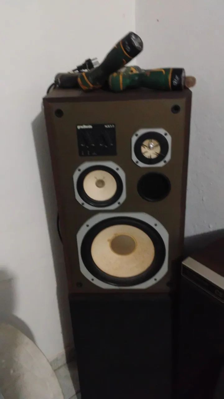 Par de caixas gradiente master 78  toda ok 